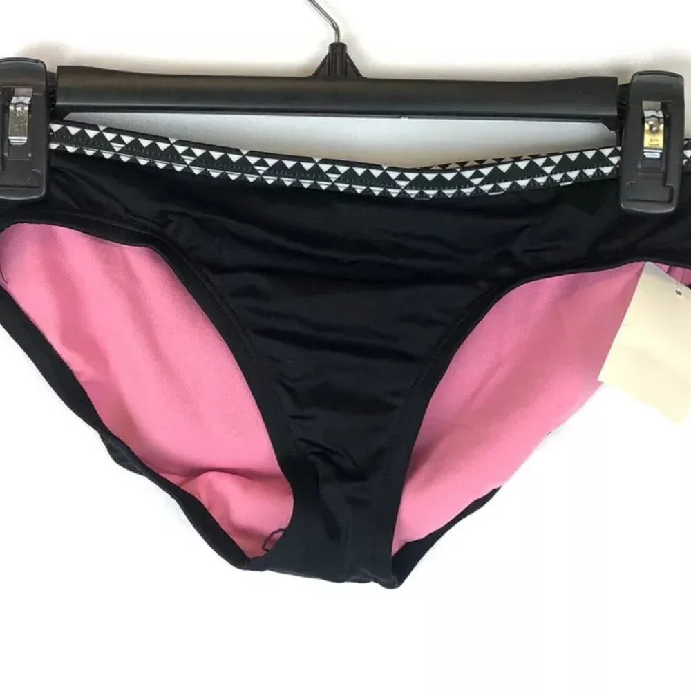 Nike Girl’s Short Sleeve Cropped Top Bikini Swimsuit Set Size L